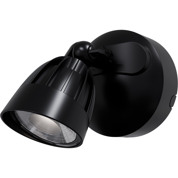 Nighthawk 1 Light Exterior Spotlight 15W TRI Colour Black IP65