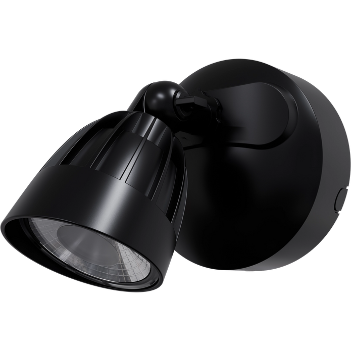 Nighthawk 1 Light Exterior Spotlight 15W TRI Colour Black IP65