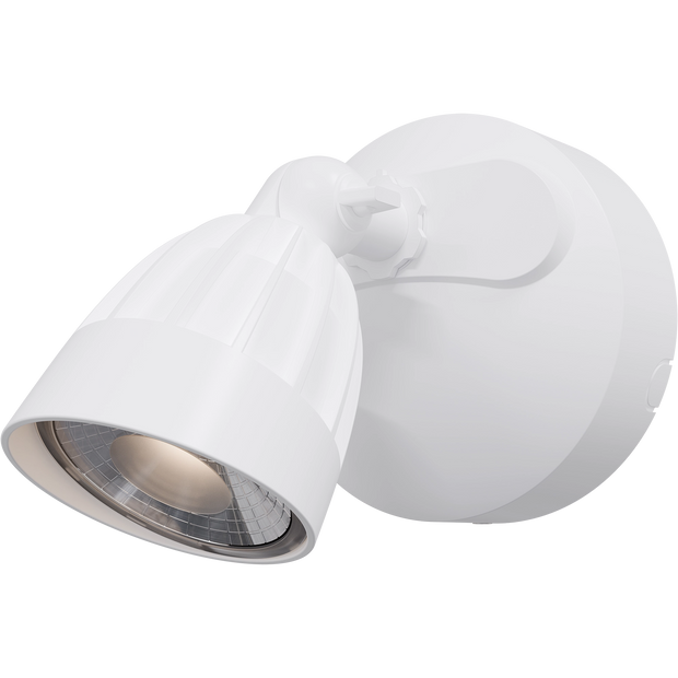 Nighthawk 1 Light Exterior Spotlight 15W TRI Colour White IP65