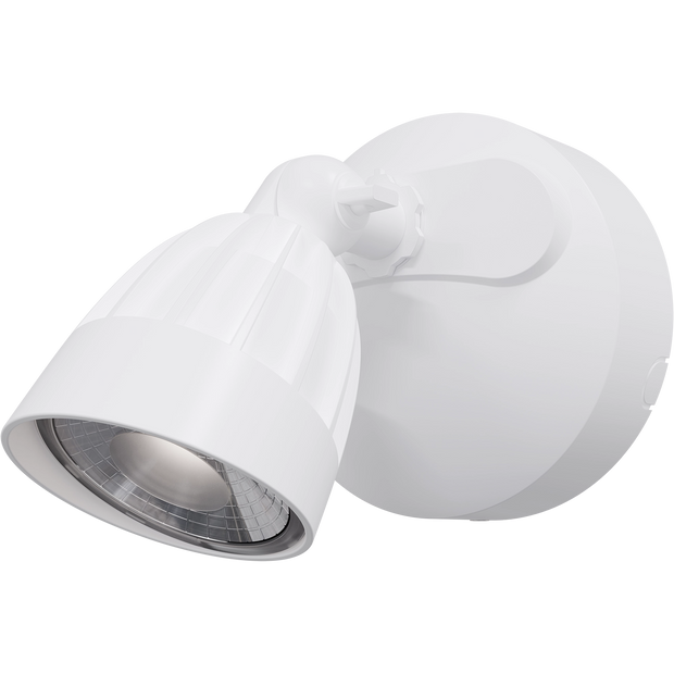 Nighthawk 1 Light Exterior Spotlight 15W TRI Colour White IP65