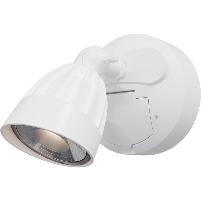 Nighthawk 1 Light Exterior Spotlight with Sensor 15W TRI Colour White IP65