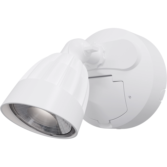 Nighthawk 1 Light Exterior Spotlight with Sensor 15W TRI Colour White IP65