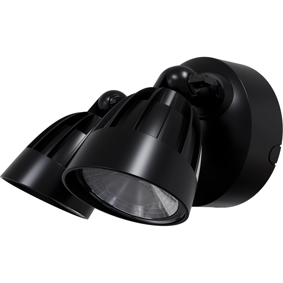 Nighthawk 2 Light Exterior Spotlight 30W TRI Colour Black IP65