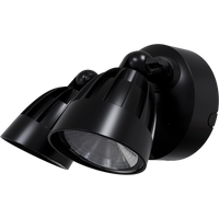Thumbnail for Nighthawk 2 Light Exterior Spotlight with Sensor 30W TRI Colour Black IP65