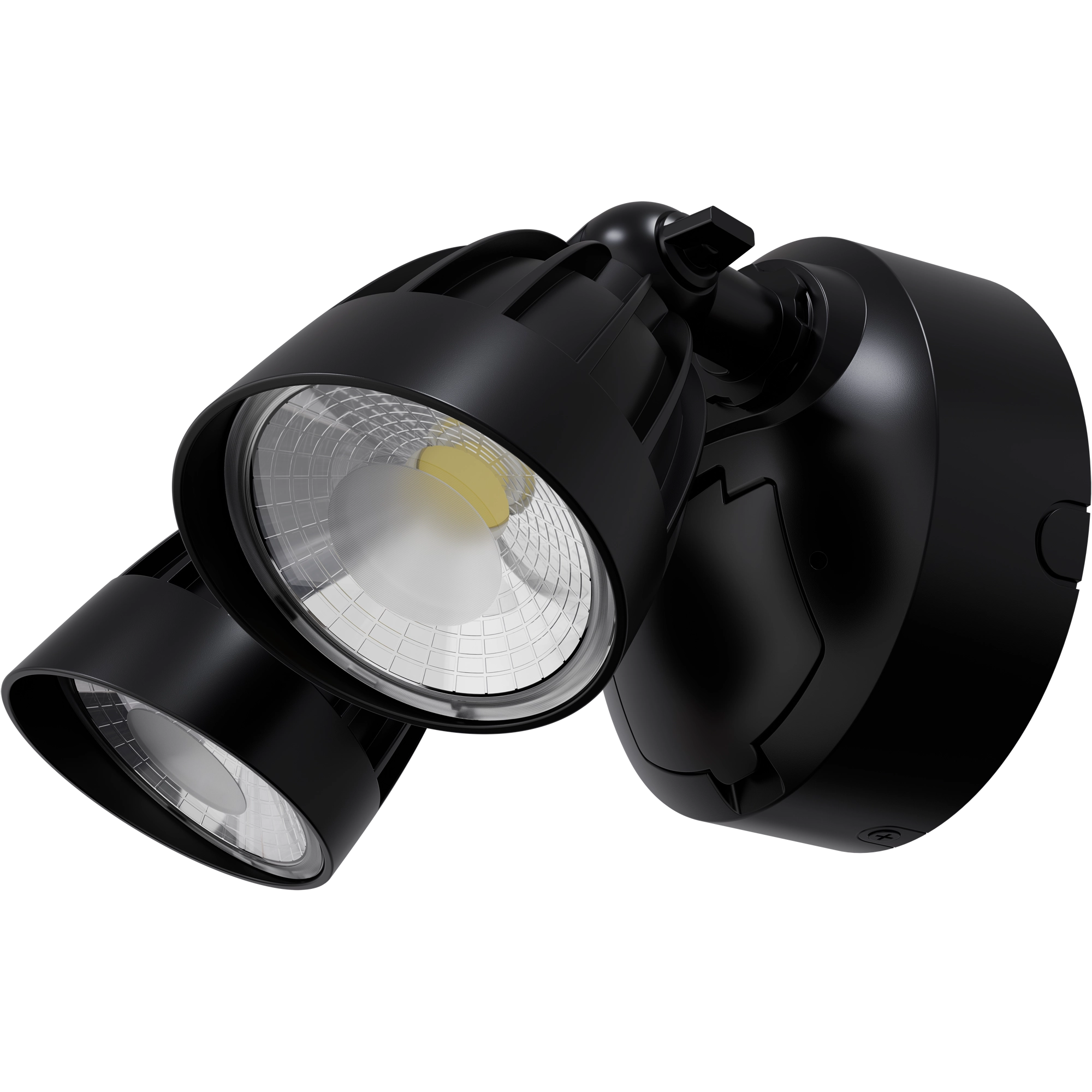 Nighthawk 2 Light Exterior Spotlight with Sensor 30W TRI Colour Black IP65