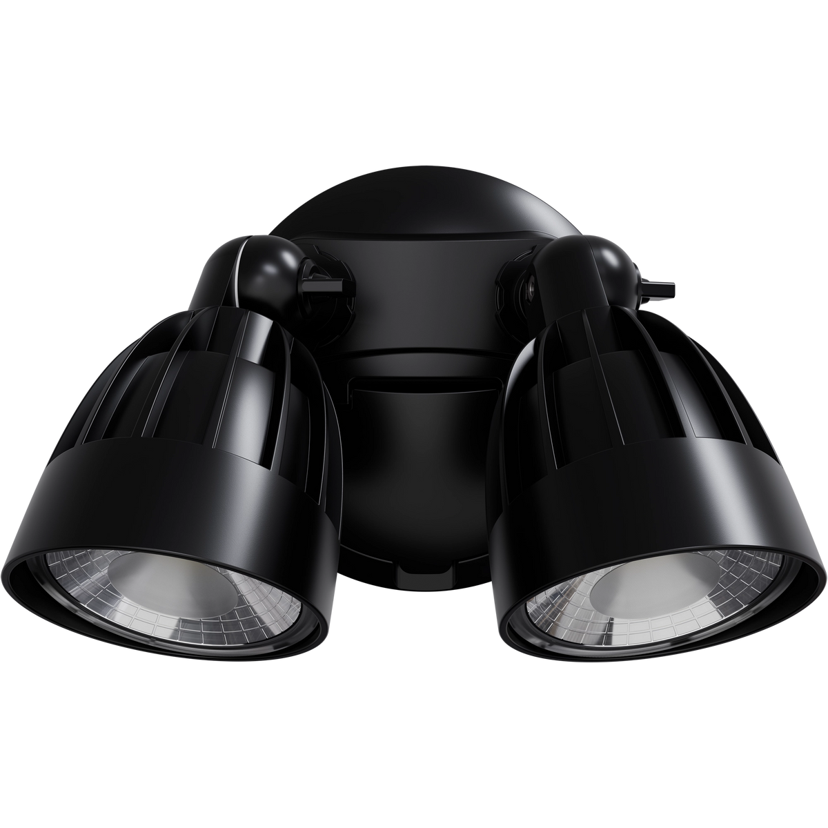 Nighthawk 2 Light Exterior Spotlight with Sensor 30W TRI Colour Black IP65