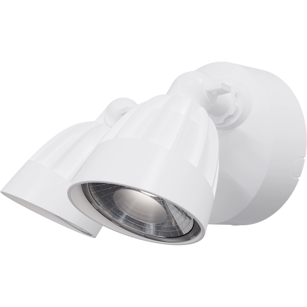Nighthawk 2 Light Exterior Spotlight 30W TRI Colour White IP65