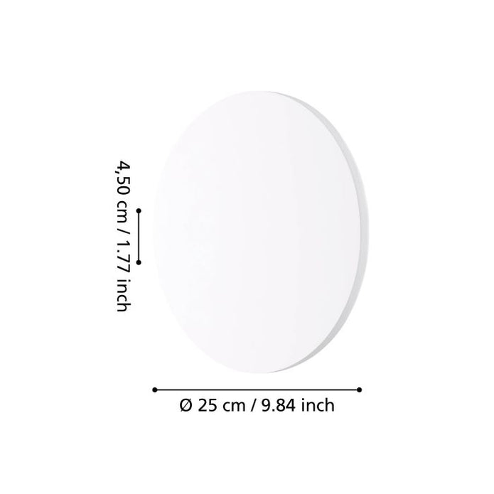 Orlando Wall Light 12W LED Tri-Colour White 250mm