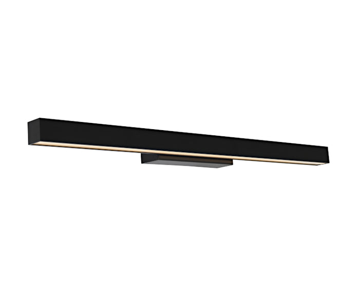 Polo 16W LED Vanity Light Black