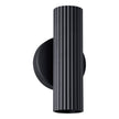 Portillo Black 2x5W CCT GU10 LED Up/Down Wall Light