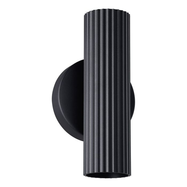 Portillo Black 2x5W CCT GU10 LED Up/Down Wall Light