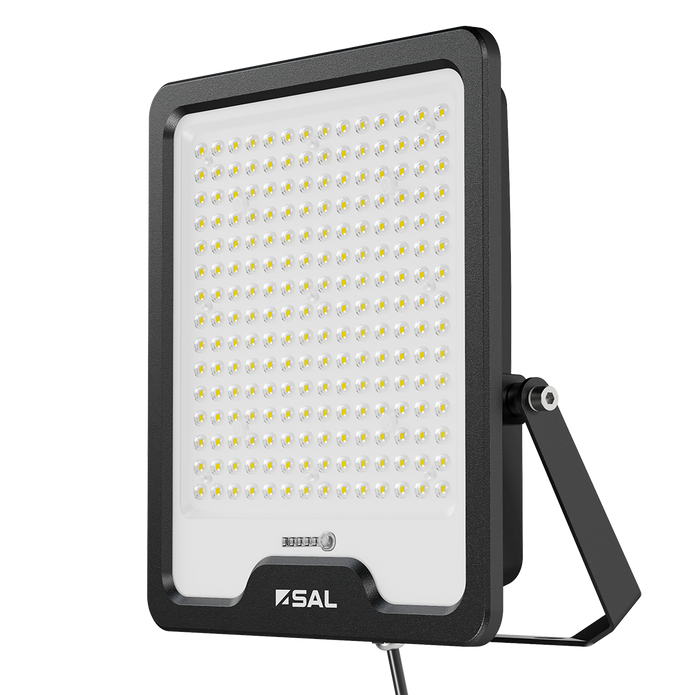 SAL Solar LED Floodlight with Split PV >6000lm 5K IP65 Black