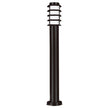 Murray Exterior Post E27 Round louvered Stainless Steel