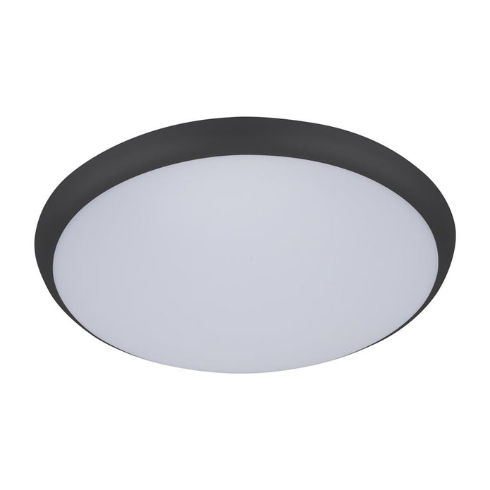 solar 400 round 35w led slimline ceiling light black frame