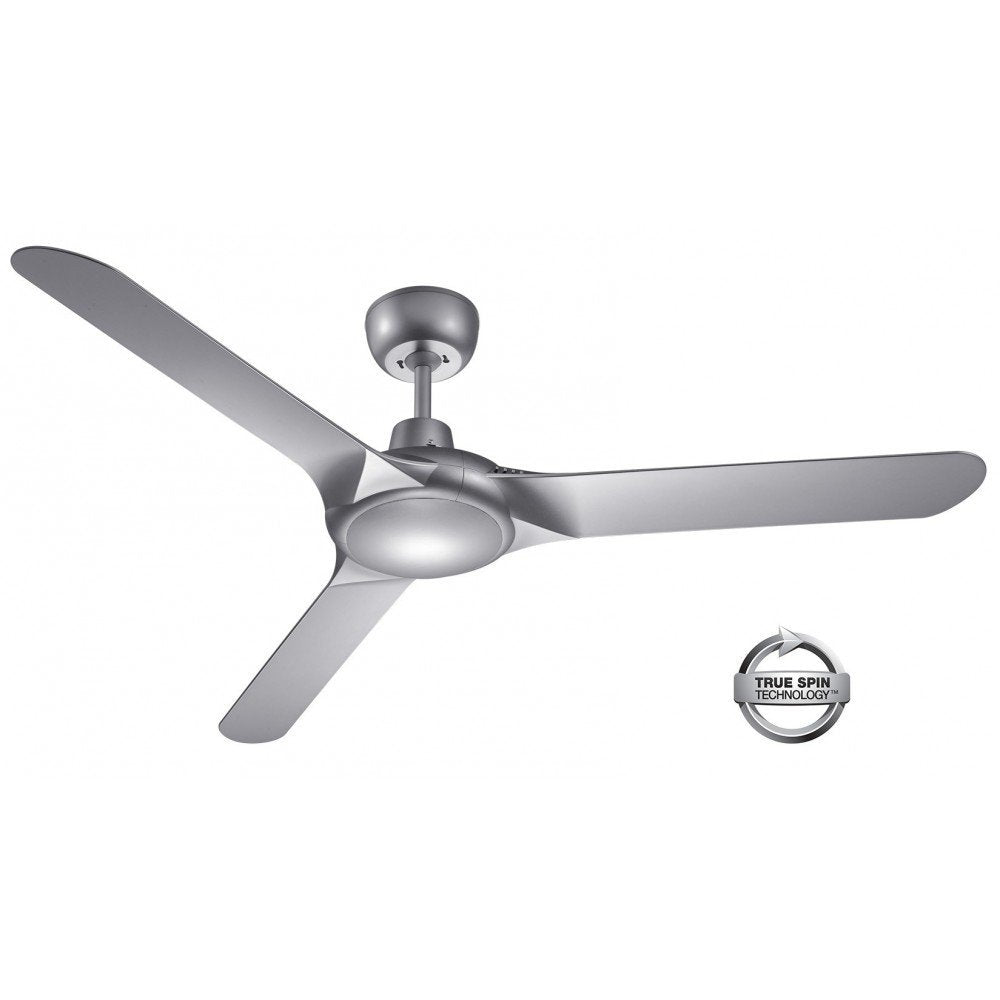 Spyda 3 Blade 56" (1423mm) Ceiling Fan with Plastic Alloy Blades in Titanium