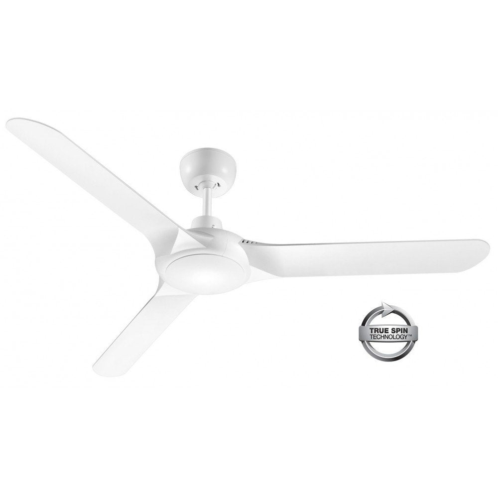 Spyda 3 Blade 56" (1423mm) Ceiling Fan with Plastic Alloy Blades in Satin White