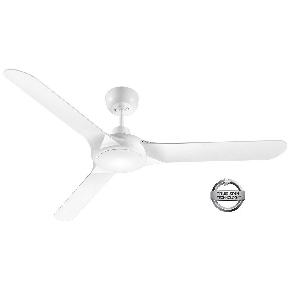 Spyda 3 Blade 62" (1573mm) Ceiling Fan with Plastic Alloy Blades in Satin White