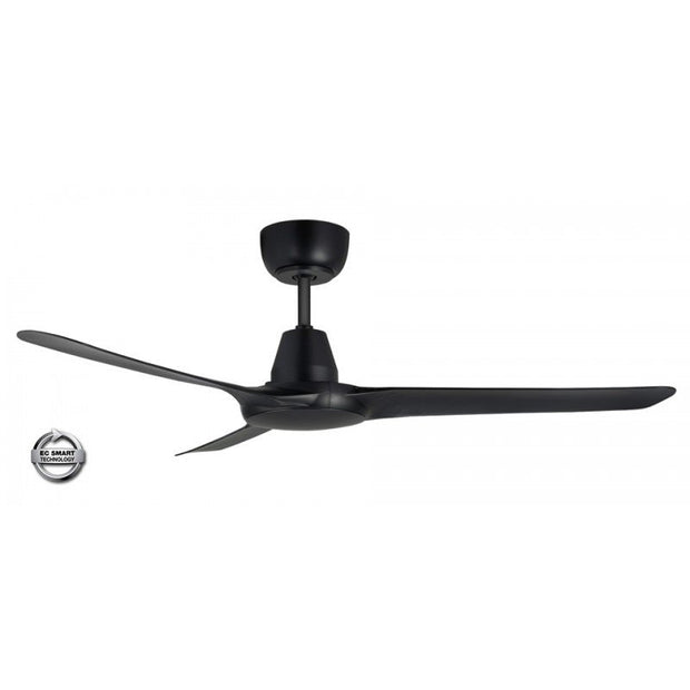Ventair Spyda EC 56" (1400mm) 3 Blade Black DC Ceiling Fan
