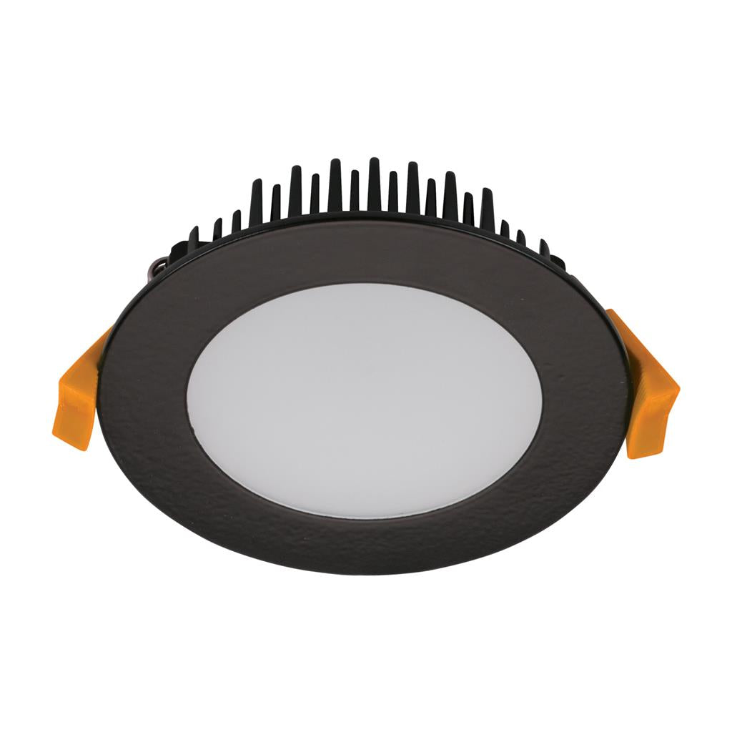 tek 13w dimmable led downlight matt black