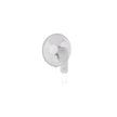 Zephyr 2 White 40cm 3 Blade Wall Fan with Pull Cord