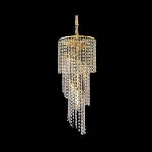 Spiral 310 Gold Chandelier - CRPSPI08310GD