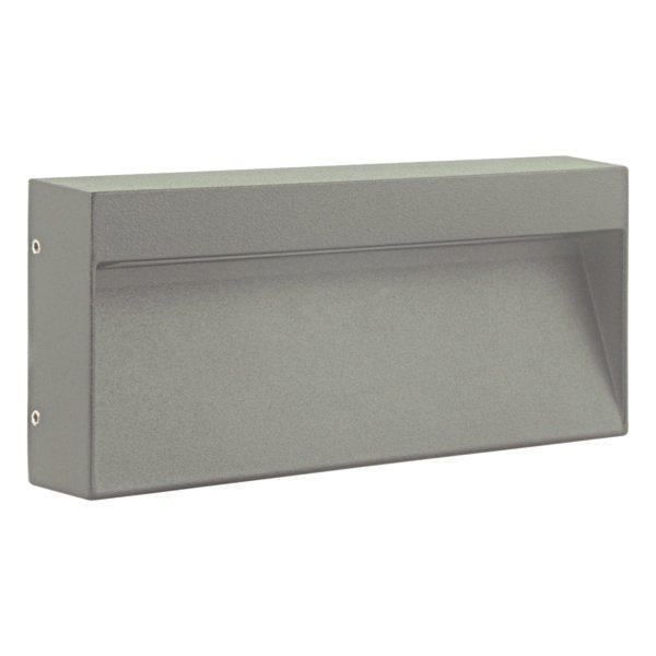 Calam Rectangle LED Integrated External Light Silver