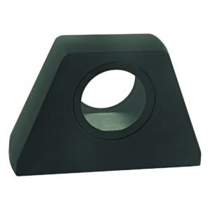 Kura Round LED Integrated External Light Black