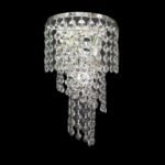 Spiral Small Chrome Wall Light - CRWSPI20190CH