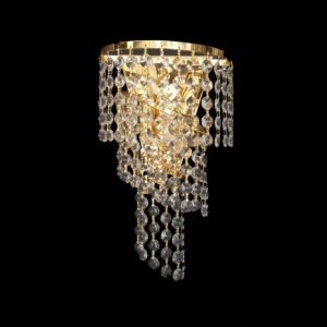 Spiral Small Gold Wall Light - CRWSPI20190GD