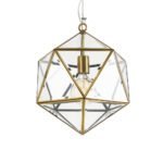 Lazlo 300mm 1 Light Pendant in Antique Brass