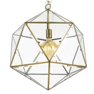 Lazlo 500mm 1 Light Pendant in Antique Brass