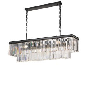 Serene 13 Light Pendant in Antique Black