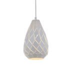 Simon 150mm 1 Light Pendant in White