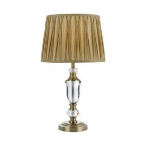 Wilton Antique Brass Table Lamp