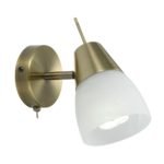 Gibson Wall Light in Antique Brass