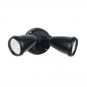 Illume 20 Watt Twin Exterior Spot Lightin Black