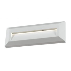 Prima IP65 2 Watt Rectangle Exterior Light in Silver