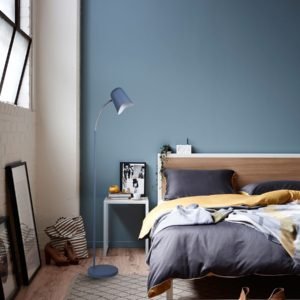 Pastel Floor Lamp in Matt Blue