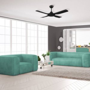 Eglo Bondi 48 inch Black Ceiling Fan - 203621