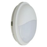 Bulk Round Eyelid 20 watt Cool White LED Bunker Light in White