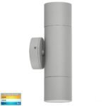 240v Tivah Up & Down Wall Pillar Light Silver