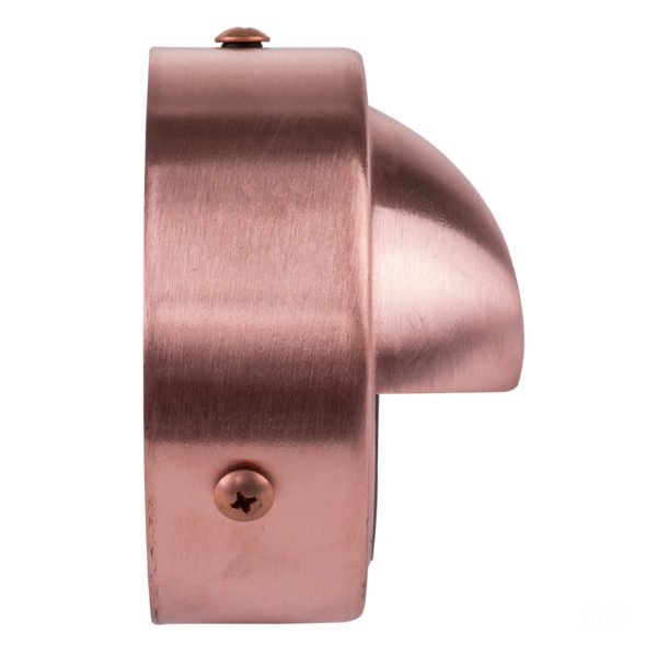 240v Pinta Surface Mounted Step Light with Large Eyelid Copper Face - HV2916