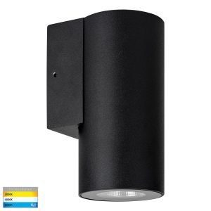 Aries 316 Stainless Steel Black Down 6w Tri-Colour LED Wall Light - HV3625T-BLK