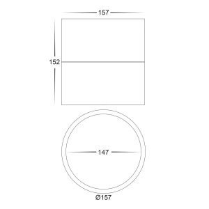 HV5805-EXT Dimensions