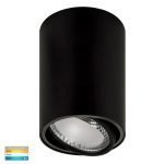 Nella 12W Dimmable CCT Matt Black Surface Mount Adjustable Downlight