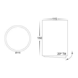 HV5815 Dimensions