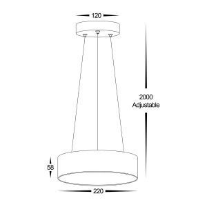 HV5892T-PDT Dimensions