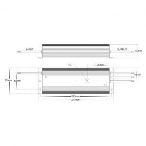 HV9658-275W Dimensions