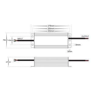 HV9660 300W Dimensions