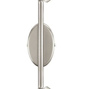 Buzz 2 Light GU10 Satin Nickel Adjustable Spotlight